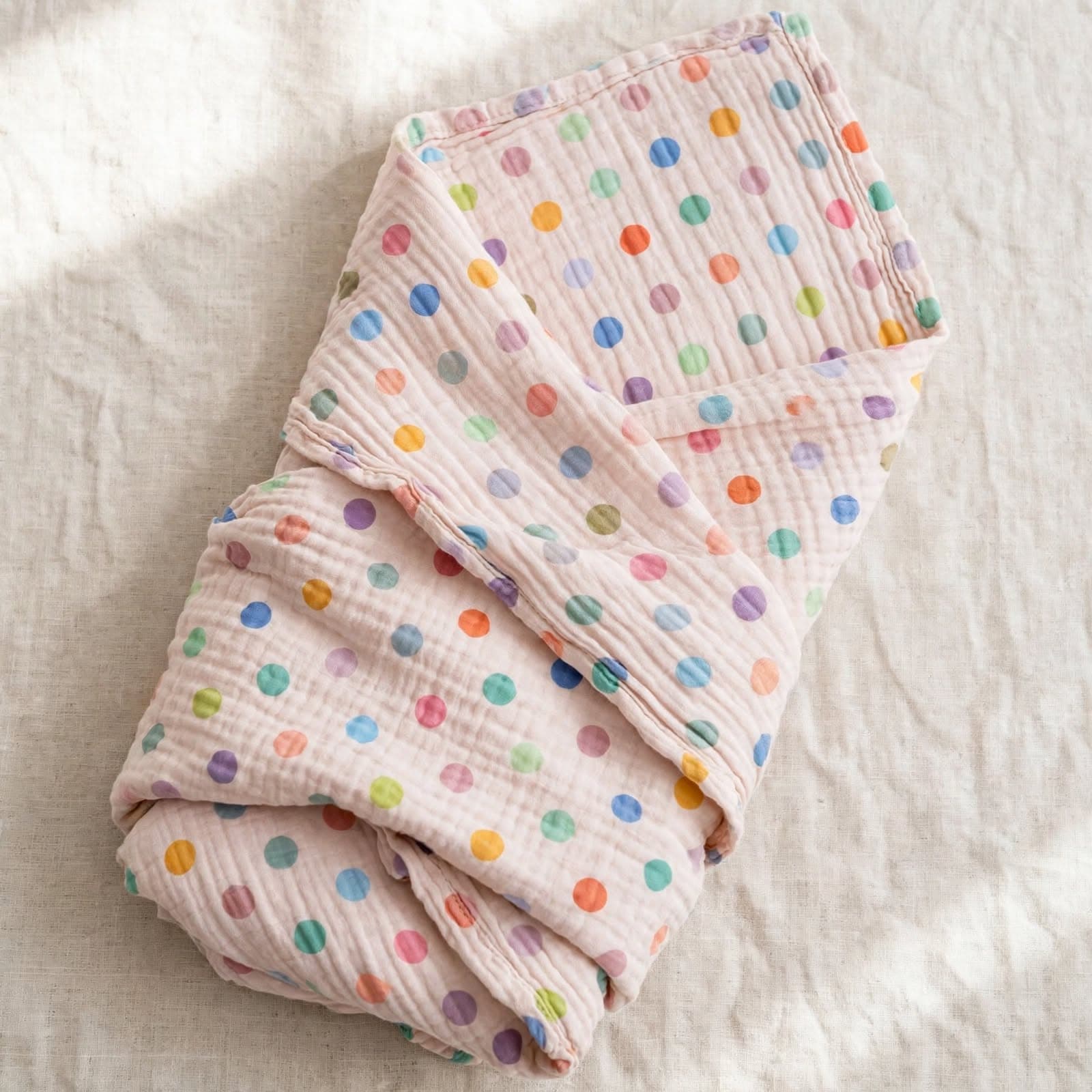 Pastel Polka Dot Seamless Pattern