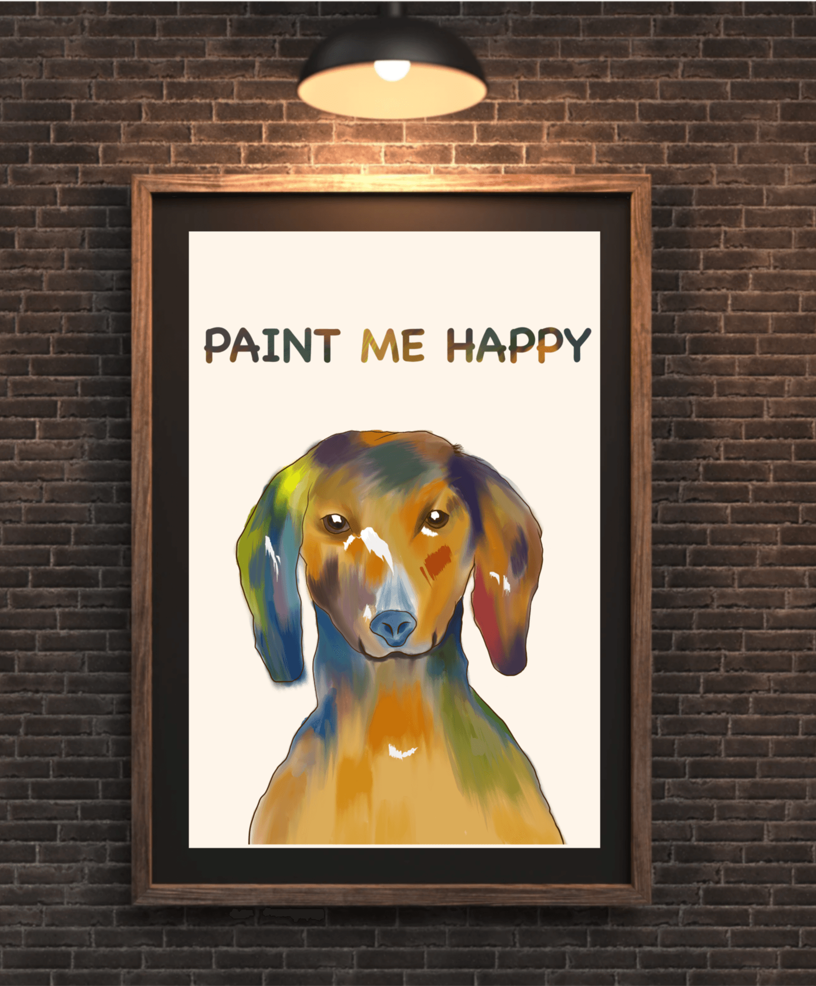 PAINT ME HAPPY - DOG
